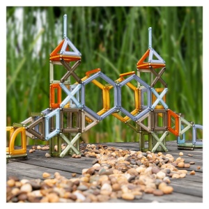 PowerClix Natural Frames, 74 piese, Guidecraft - Img 4