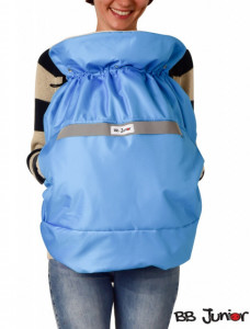 Protectie de iarna pentru marsupiu BB Junior- albastru