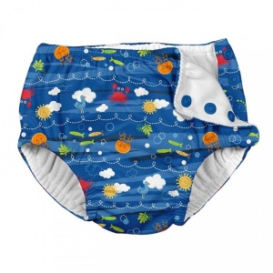 Slip de inot refolosibil Iplay UPF 50+ -Royal Blue Sea Friends