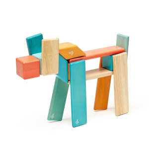 Tegu Sunset, set 24 piese din lmn magnetic - Img 5