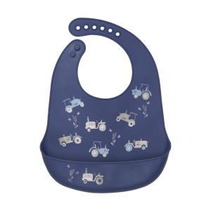 Baveta din silicon Celavi (set 2 bucati) , Blue Heaven