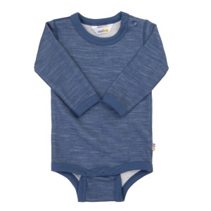 Body lână merinos si bambus Joha - Dark Blue