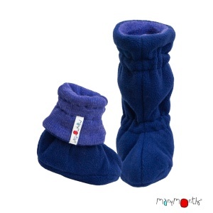 Botoșei lână merinos ManyMonths - Twilight Blue/Dark Blue