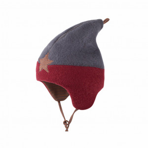 Caciulă lână merinos fleece Pure Pure - Burgund