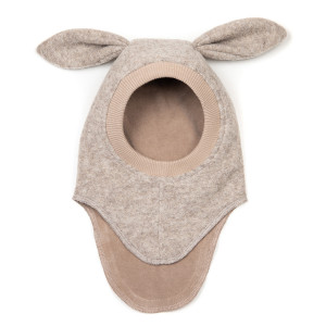 Cagulă lână merinos fiartă Huttelihut - Bunny Camel