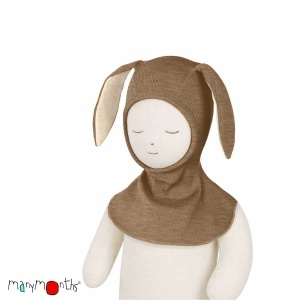 Cagula ManyMonths Bunny Ears lână merinos - Callisto Moon