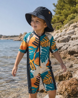 Costum de baie Reima, protectie UV 50+ Vesihiisi Fruity Orange