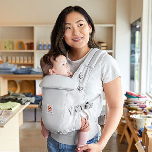 Ergobaby Adapt Soft Touch Cotton, Pearl Grey