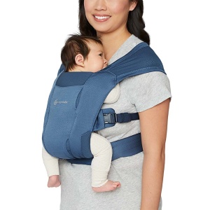 Ergobaby Embrace Soft Air Mesh Blue - Marsupiu Ergonomic