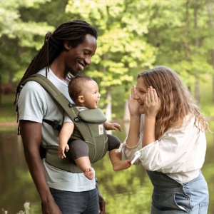 Ergobaby Omni Breeze - Olive Green, Marsupiu ergonomic