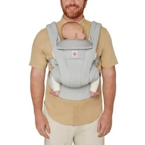 Ergobaby Omni Deluxe Cotton Pearl Grey, Marsupiu ergonomic