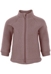 Jacheta din lână merinos fleece Mikk-line - Twilight Mauve