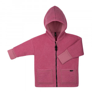 Jachetă lână fiartă Pure Pure - Dusty Pink