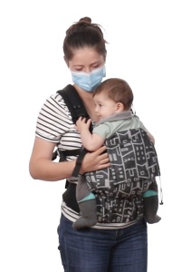 Luna Una Casute - Marsupiu ergonomic