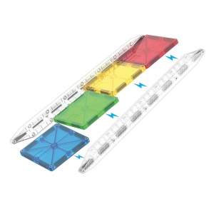 MAGNA-TILES Rail Racer, extensie șine, 8 piese