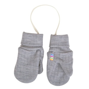 Mănuși lână merinos Joha - Basic Grey
