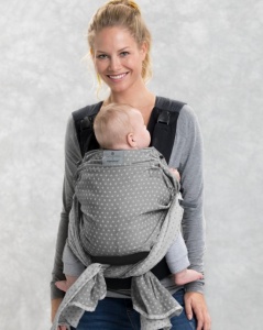 Marsupiu Ergonomic, Manduca Duo, BellyButton WildCrosses Grey - Img 1