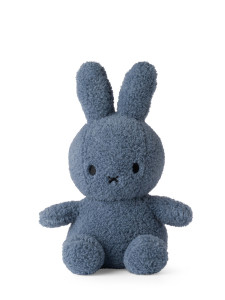 Miffy Sitting Terry Blue - 33 cm, Bon Ton Toys