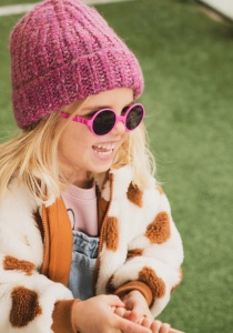 Ochelari de soare Ki ET LA ,1-2 ani - Round Fuchsia