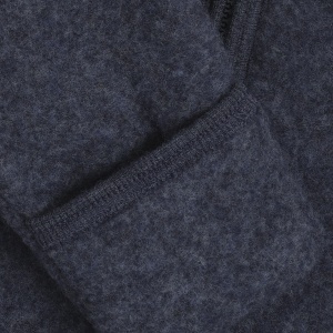 Overall cu urechi lână merinos fleece Huttelihut - Ombre Blue - Img 4