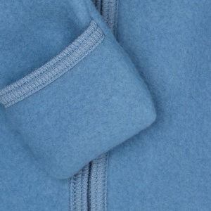 Overall cu urechi lână merinos fleece Huttelihut - Windward Blue - Img 5
