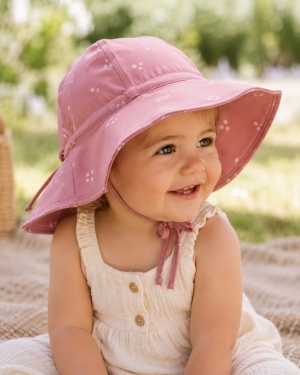 Pălărie cu protectie UV 60 Huttelihut - Ash Rose