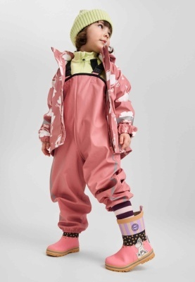 Pantaloni de ploaie Reima Lammikko Rose Blush - lifestyle