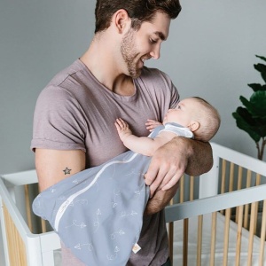 Sac de Dormit Ergobaby (0-6 Luni) - Paper Planes, 2,5 TOG