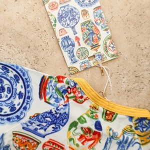 Salopetă din bambus Zipster - Ceramics (editie limitata)