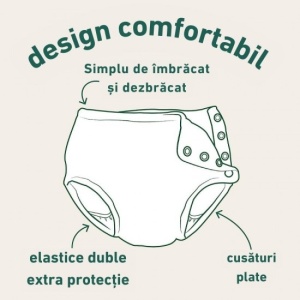 Scutec de inot refolosibil Iplay UPF 50+ - Aqua Dinosaur - Img 2
