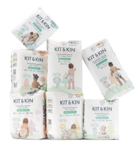 Scutece Hipoalergenice Eco Kit&Kin, Marimea 1, 2-5 kg, 10 buc - Img 6