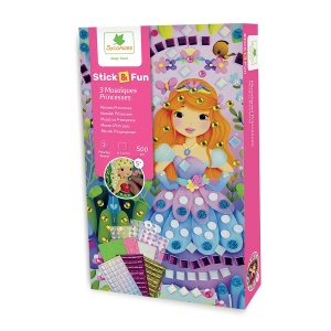 Set creativ mozaic, Prințese, 500 piese