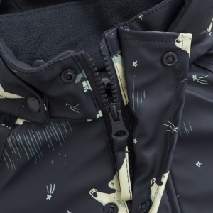 Set de ploaie cu căptușeală de fleece Celavi - Dark Navy