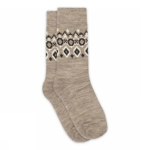 Șosete lână merinos (copii și adulti) Mp Denmark - Torshavn Light Brown