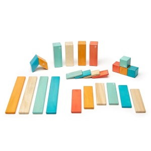 Tegu Sunset, set 24 piese din lmn magnetic - Img 6