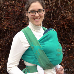 Wrap tesut Didymos - Geckos Emerald, marimea 4 (3,7 m)