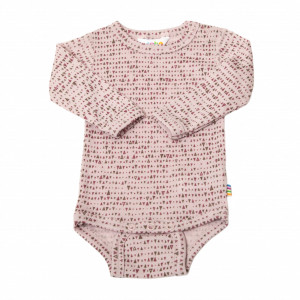 Body lână merinos Joha - Triangle Pink