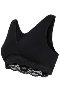 Bustiera pentru alaptare - Carriwell Lace Nursing Bra, Negru
