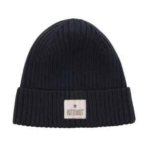 Căciulă lână merinos Huttelihut -Dark Navy