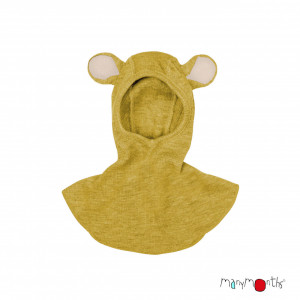Cagulă ManyMonths Teddy lână merinos - Axolotl Yellow