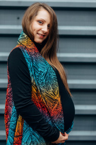 Cardigan lung/protectie babywearing pentru vreme rece, Lenny lamb - Wild Soul