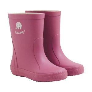 Cizme de ploaie din cauciuc natural Celavi - Rose Wine