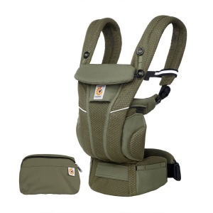 Ergobaby Omni Breeze - Olive Green, Marsupiu ergonomic