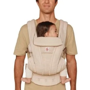Ergobaby Omni Deluxe Mesh Natural Beige, Marsupiu ergonomic
