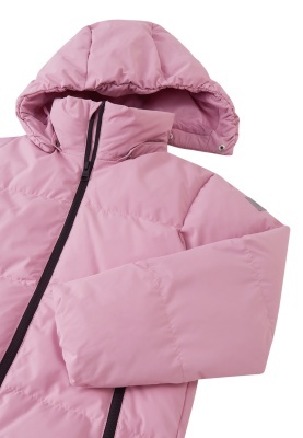 Geacă de iarnă cu puf natural Reima Paimio - Grey Pink