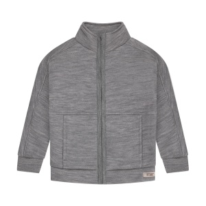 Jachetă lână merinos fleece, Huttelihut - Burlwood