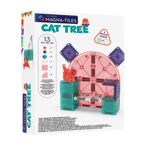 MAGNA-TILES Cat Tree, set magnetic 13 piese - Img 3