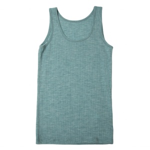 Maiou femei lână merinos Joha - Basic Aqua Melange, XS