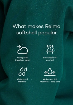Overall impermeabil softshell Reima Nurmes, Thyme Green - Img 10