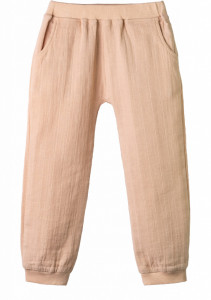 Pantaloni cu buzunare din muselină Organic by Feldman - Wild Sand